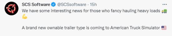 《美国卡车模拟》将推出新车 低平板半挂车重装上阵